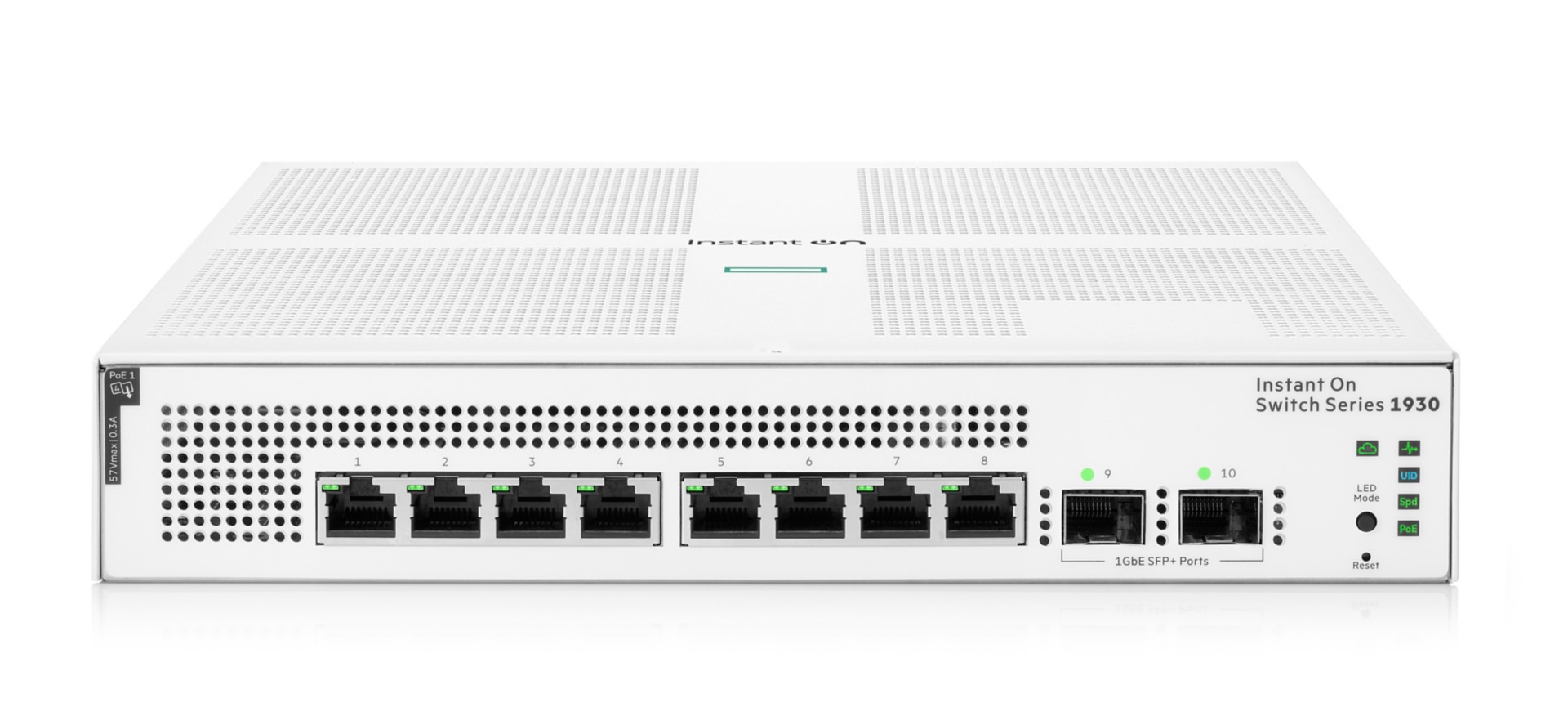 Thumbnail 2 of 3 for HPE Networking Instant On 1930 8G Class4 PoE 2SFP 124W Switch - switch - 10 ports - managed - rack-mountable
