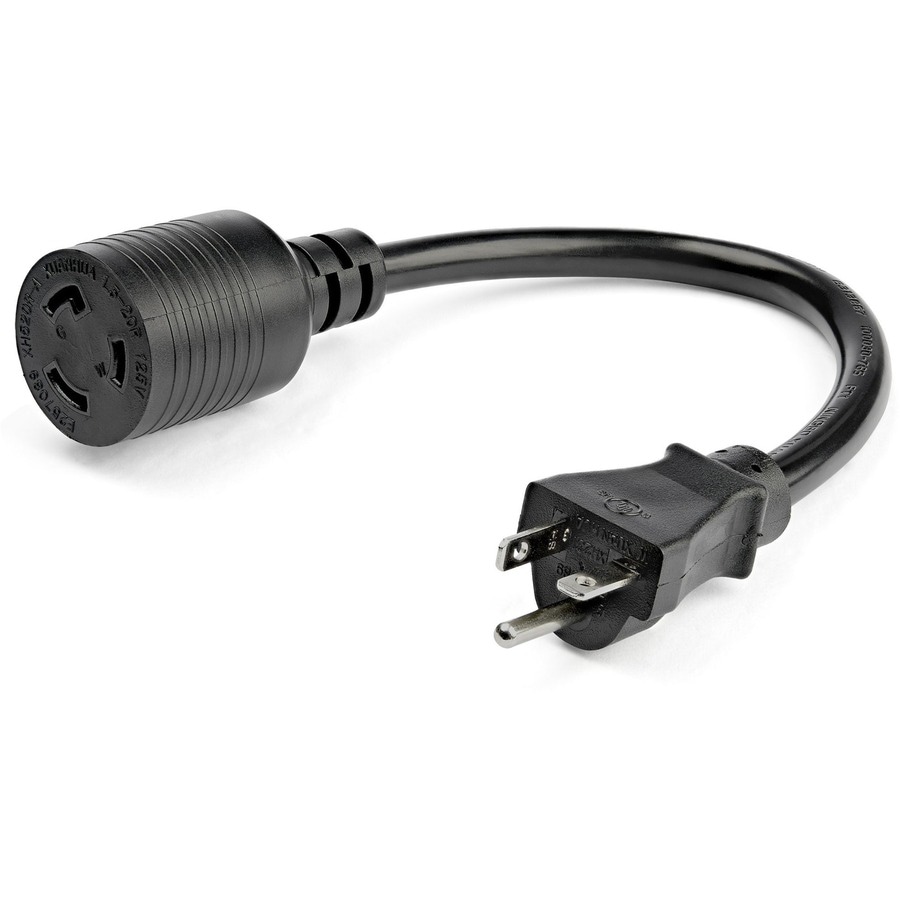 StarTech.com 1' / 0.3m Power Adapter Cord - NEMA-L5-20R to NEMA-5-20P