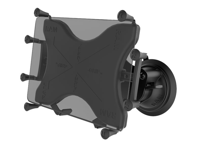 RAM X-Grip with RAM Twist-Lock Dual Suction Mount - holder for tablet