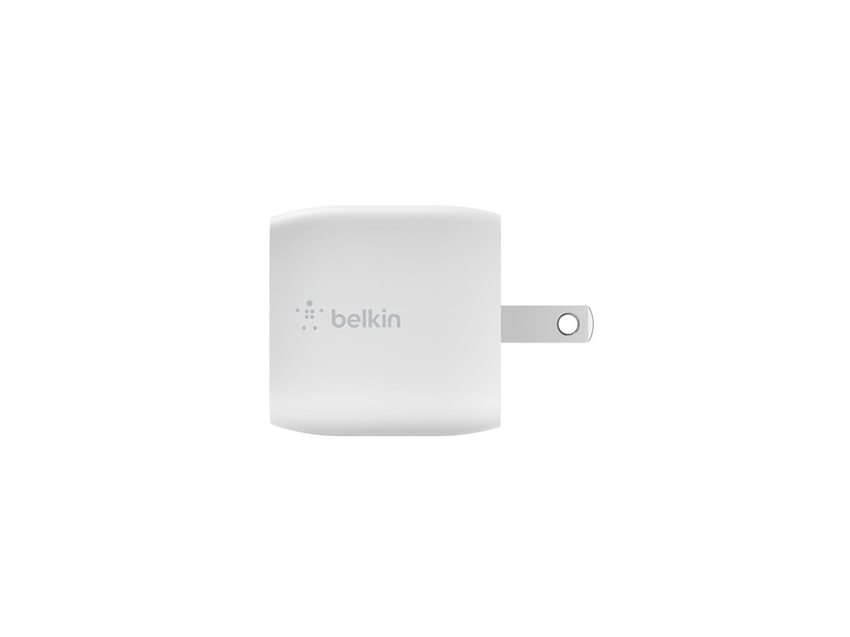 Belkin 30W Portable GaN Wall Charger - 1xUSB-C (30W) - Fast Charging - Power Adapter - White