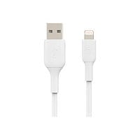 Belkin Lightning to USB-A Cable - 2PK - Apple MFi- 1M/ 3ft - White