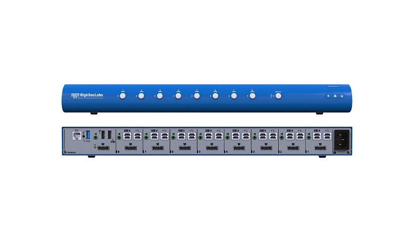 HighSecLabs Secure SK81PPU-3 - KVM / audio switch - 8 ports