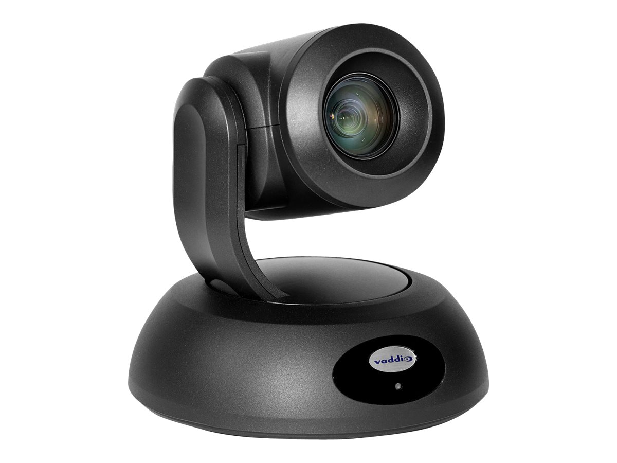 Vaddio RoboSHOT 12E SDI Zoom PTZ Camera - For Conference Rooms - Black