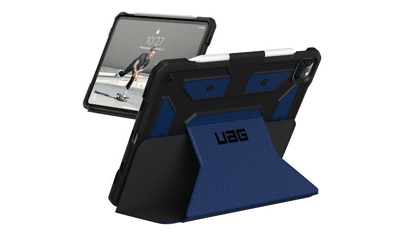 UAG Rugged Case for iPad Pro 12.9 (4th Gen, 2020) - Metropolis Cobalt - fli