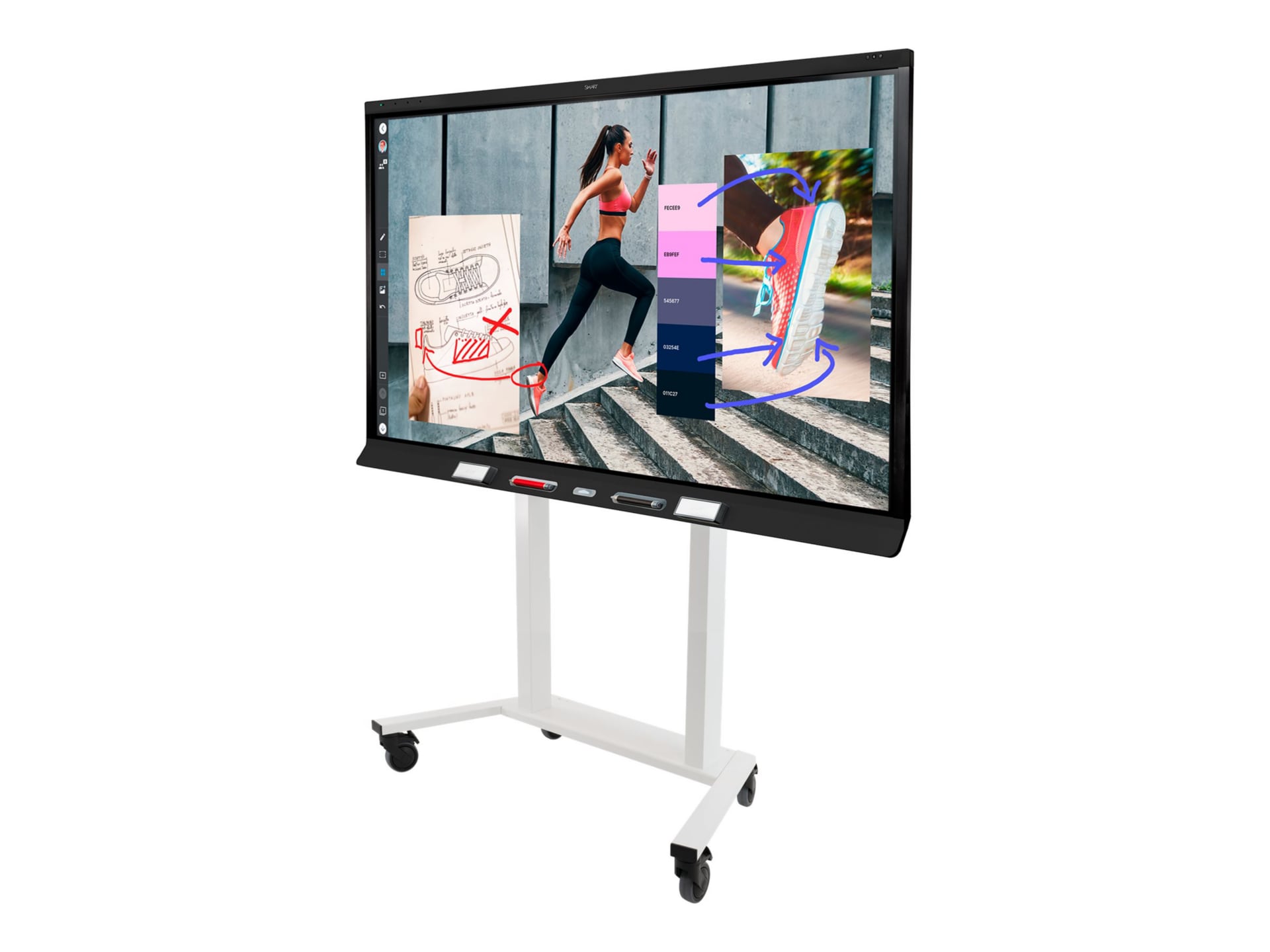 Smart FSE-410 - cart - for interactive flat panel