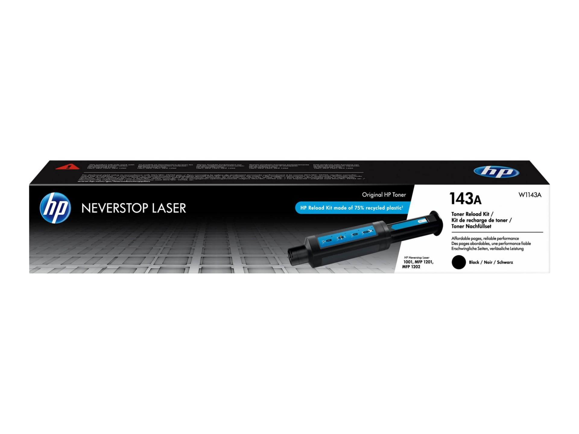 HP 143A Original Laser Toner Cartridge - Black - 1 / Carton