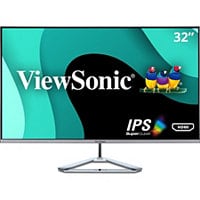 ViewSonic VX3276-MHD - 1080p Widescreen IPS Monitor with HDMI and DisplayPort - 250 cd/m² - 32"