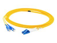 Proline 2m LC to FC Yellow OS2 Duplex OFNR (Riser-Rated) SMF Fiber Patch Cable