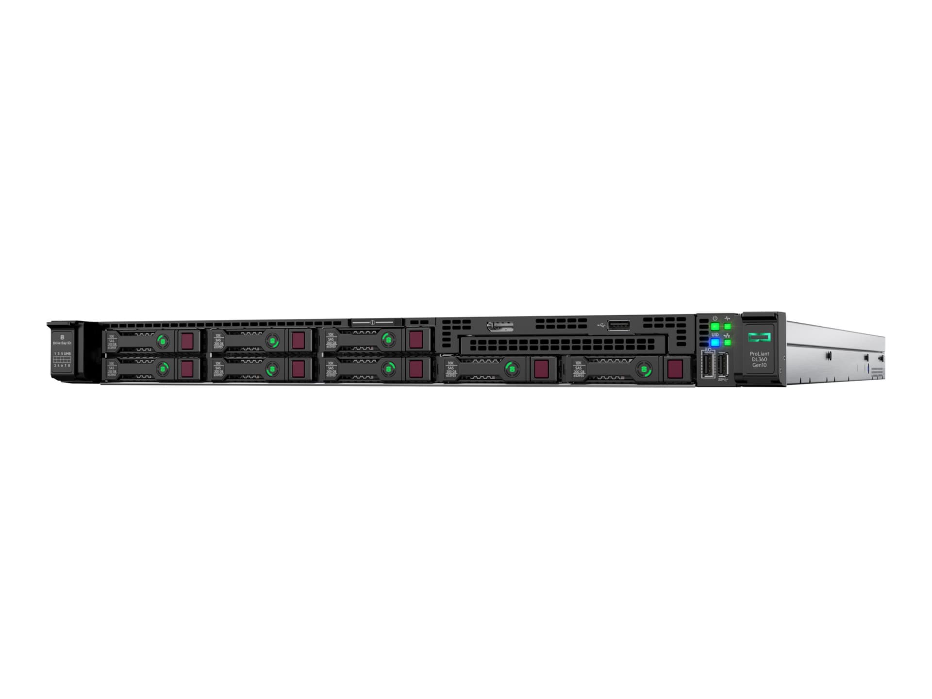 HPE ProLiant DL360 Gen10 Network Choice - rack-mountable - AI Ready - Xeon