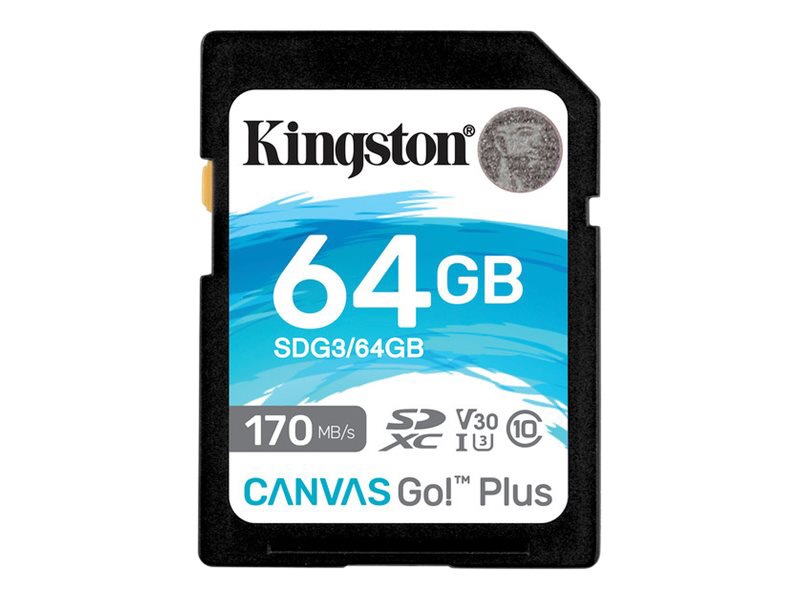 KINGSTON 64GB SDXC CANVAS GO PLUS170