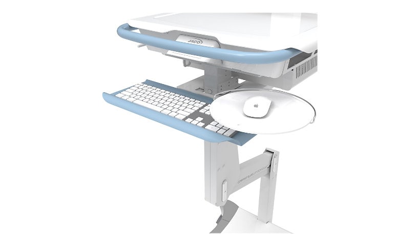 Jaco Pivoting Mouse Tray Option - Mounts Above Right Side of Keyboard Tray