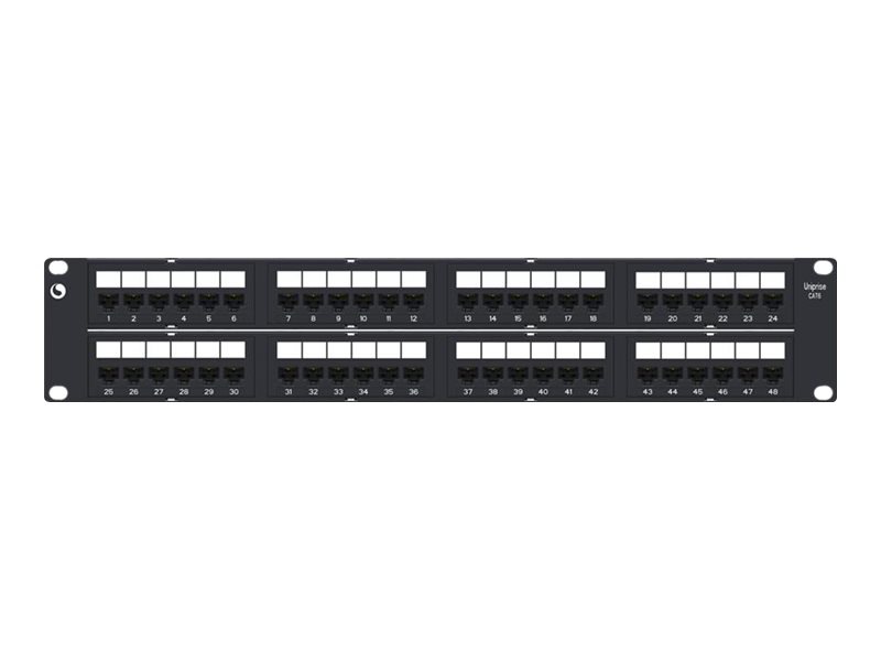 Uniprise UNP-6-DM-2U-48 - patch panel - 2U - 19"
