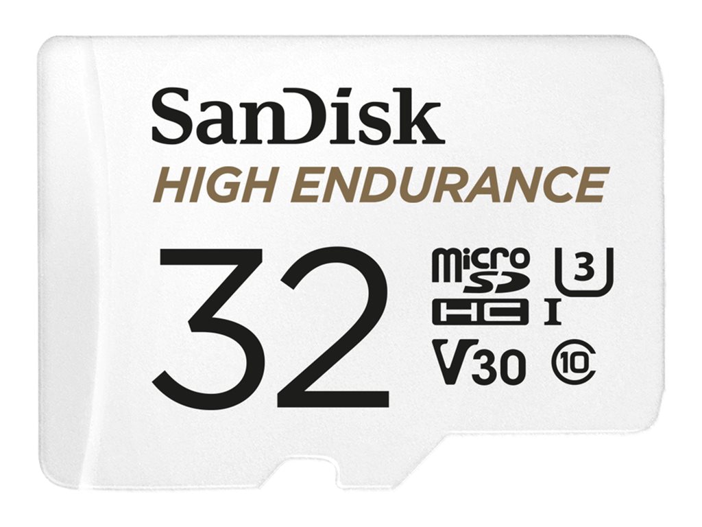 SanDisk High Endurance - flash memory card - 32 GB - microSDHC UHS-I