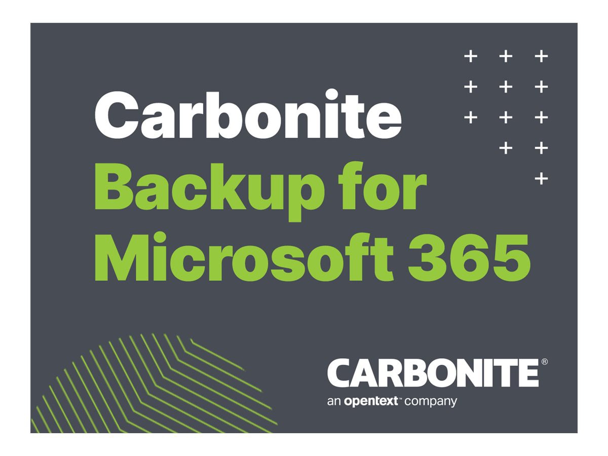 Carbonite Backup for Microsoft 365 Capacity Edition - subscription license (1 year) - 1 TB capacity