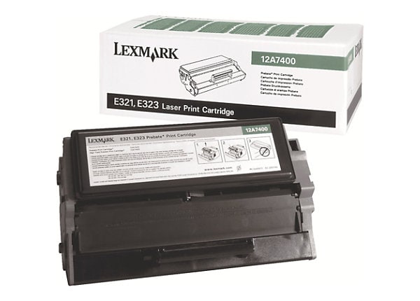 Lexmark Return Program 12A7400 Black Print Cartridge
