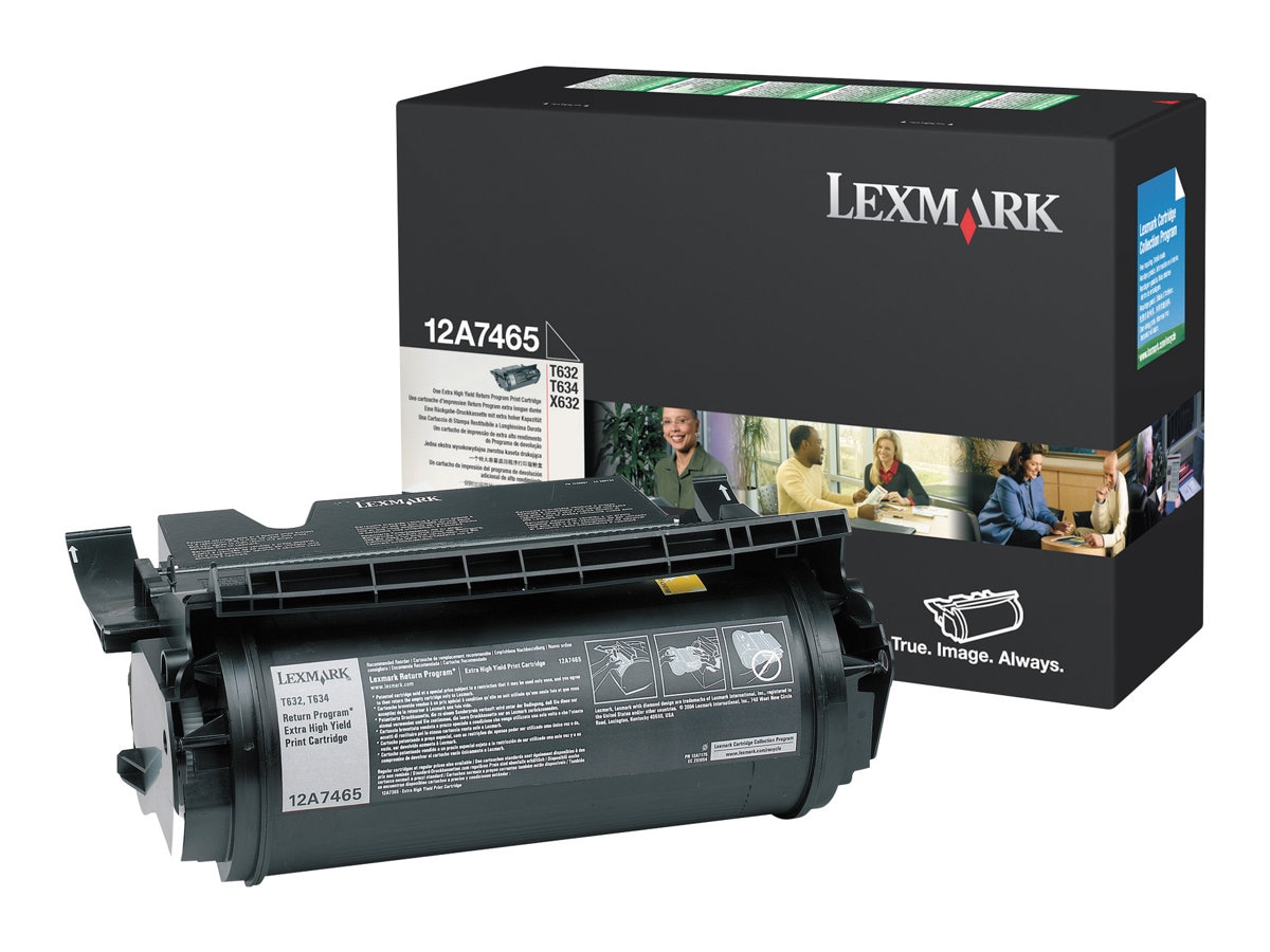 Lexmark - Extra High Yield - black - original - toner cartridge - LCCP, LRP