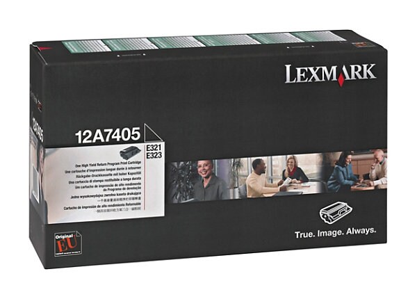 Lexmark Return Program 12A7405 Hi-Yield Black Toner Cartridge
