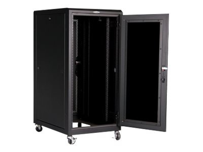 Great Lakes E Series 48" 24 Rack Unit Enclosure - Black