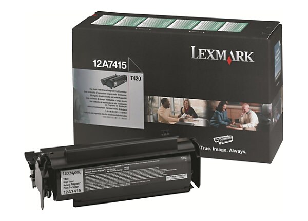 LEXMRK BLACK HI-YIELD PREBATE TONER: