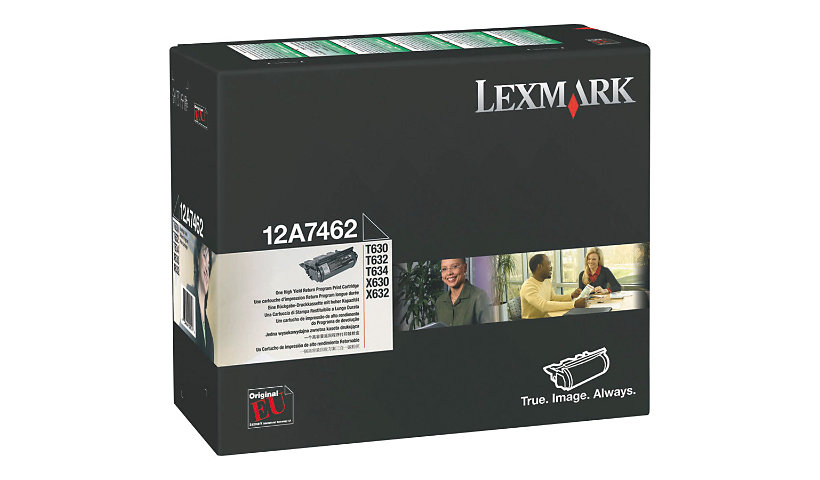 Lexmark - à rendement élevé - noir - original - cartouche de toner - LCCP, LRP