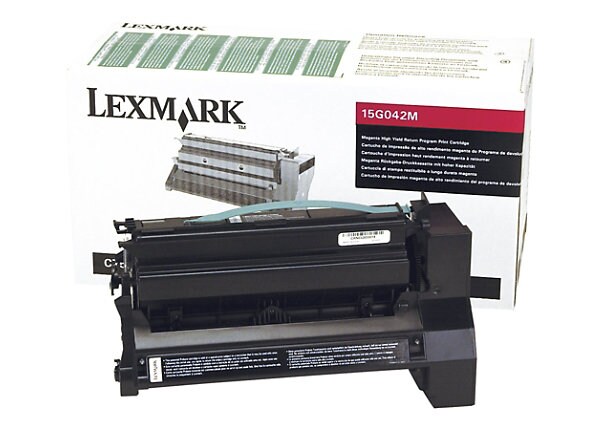 Lexmark Return Program 15G042M Hi-Yield Magenta Toner Cartridge

