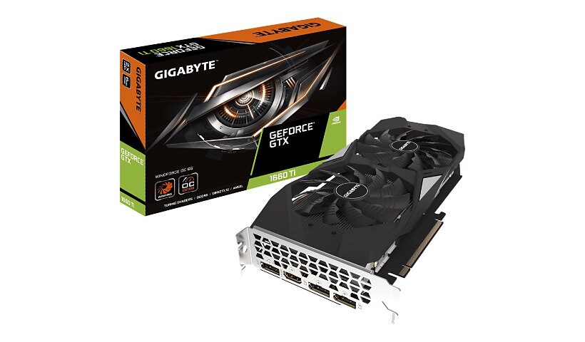Gigabyte GeForce GTX 1660 Ti WINDFORCE OC 6G - graphics card - GF GTX 1660