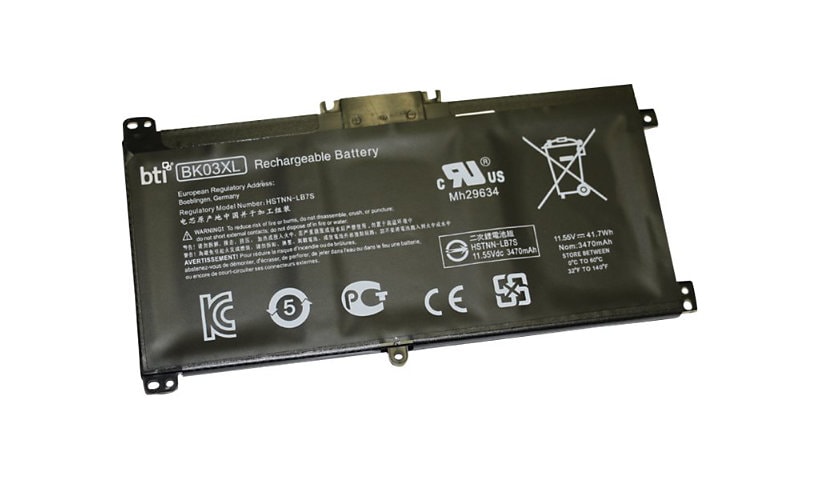BTI - notebook battery - Li-Ion - 3470 mAh - 41.7 Wh