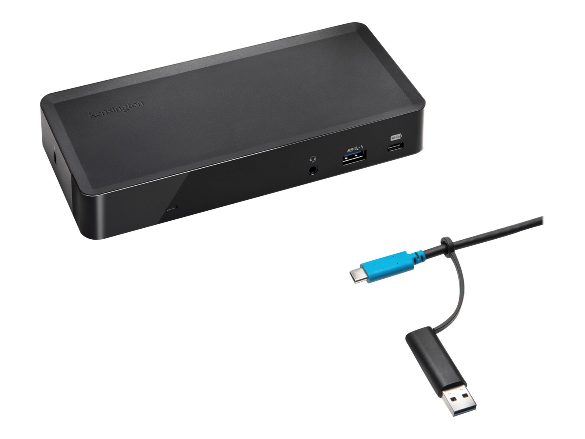 Kensington SD4700P USB-C & USB 3.0 5Gbps Dual 2K Docking Station - 60W PD - DP & HDMI - Win/Mac - docking station -