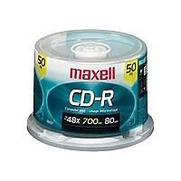 Maxell - CD-R x 50 - 700 Mo - support de stockage