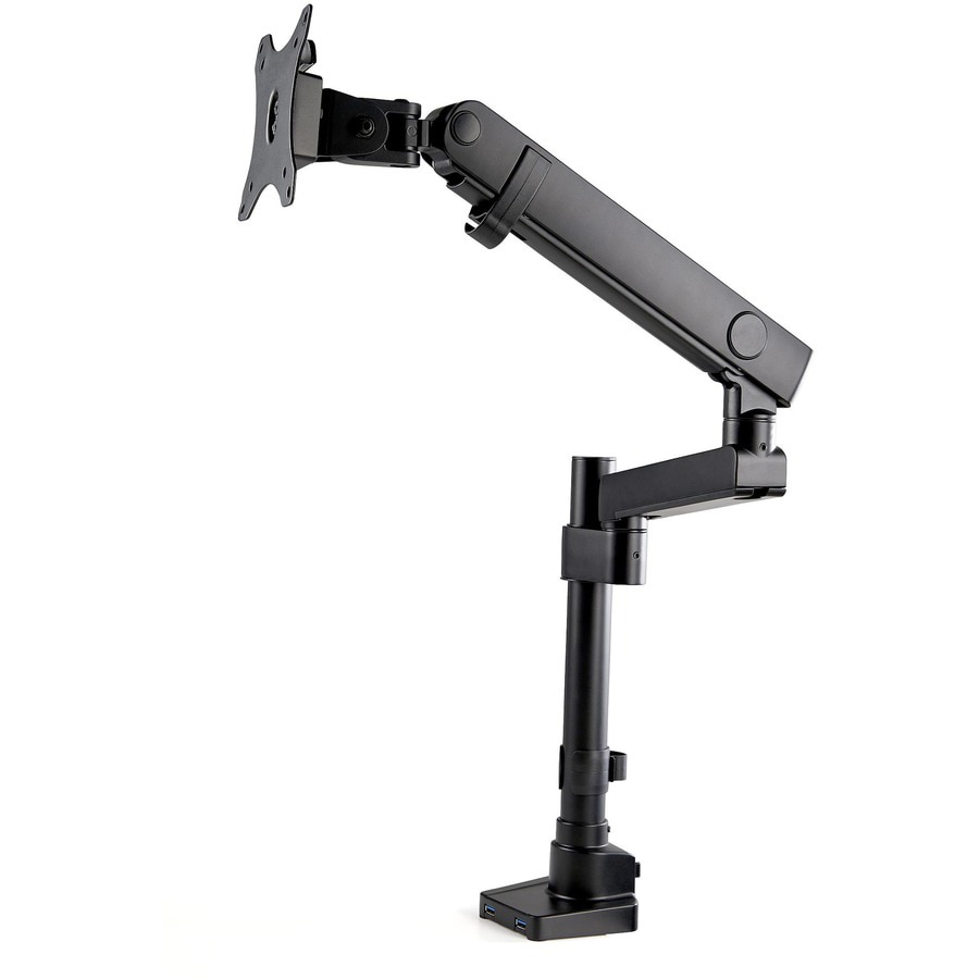 StarTech.com Desk Mount Monitor Arm with USB, Pole Mount Full Motion - 17lb
