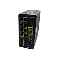Transition Networks Hardened SISGM1040-284-LRT - switch - 12 ports - managed