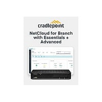 Cradlepoint NetCloud Enterprise Branch Essentials + Advanced Package - subscription license (1 year) + 24x7 Support - 1