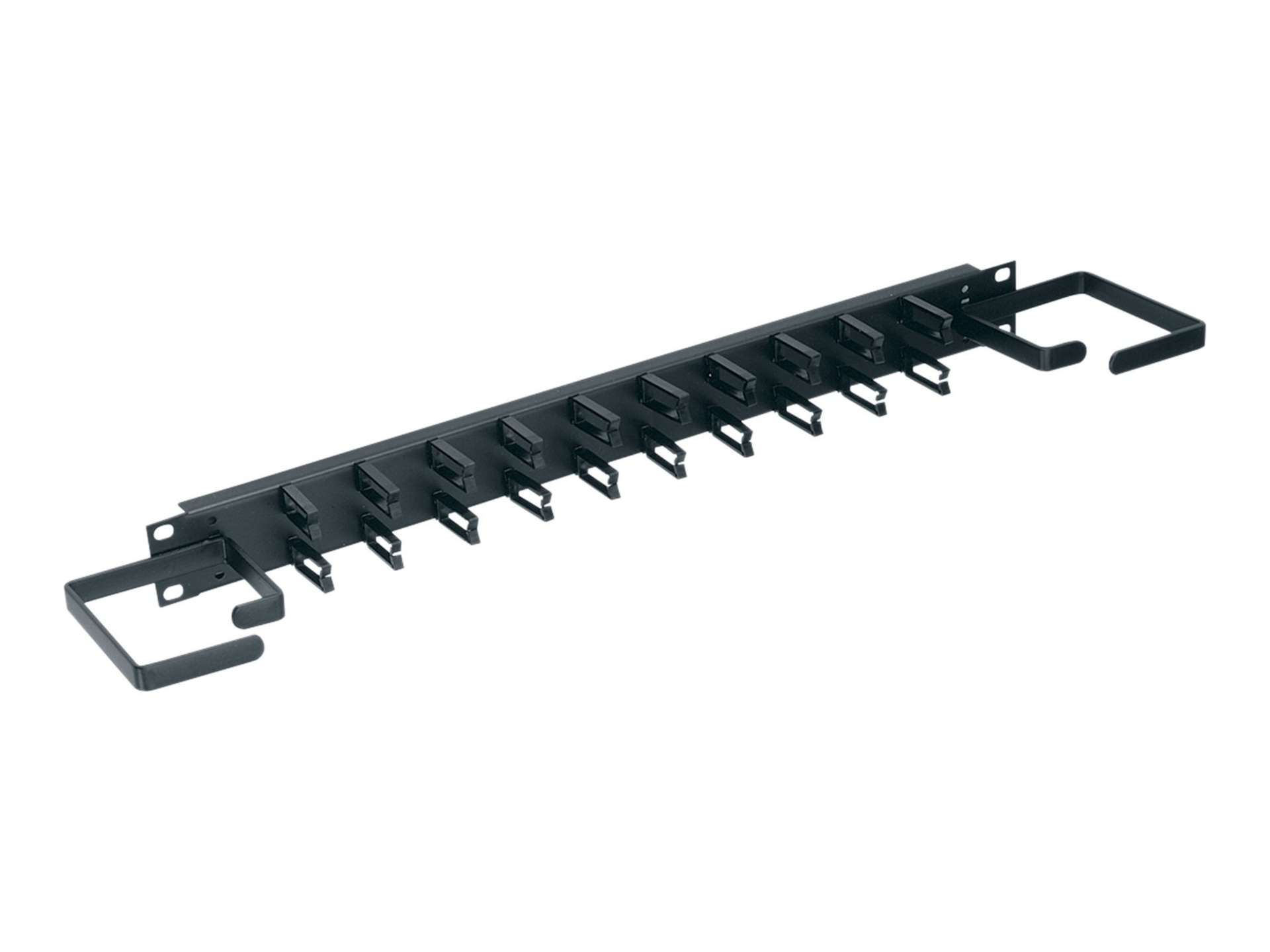 DataTel Cable Manager micro-clip - cable management arm - 1U - 19"