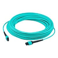 AddOn 15m MPO OM4 Aqua Patch Cable - crossover cable - 15 m - aqua