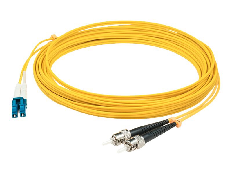 AddOn 1m LC to ST OS1 Yellow Patch Cable - patch cable - 1 m - yellow