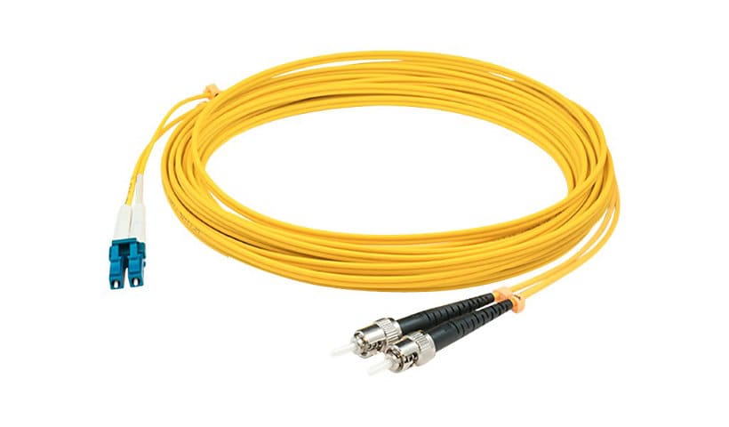 AddOn 5m LC to ST OS1 Yellow Patch Cable - patch cable - 5 m - yellow