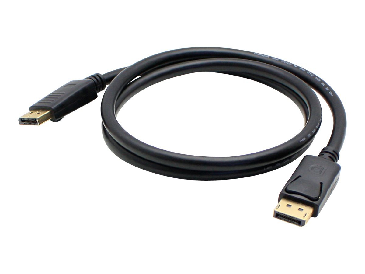 AddOn 10ft DisplayPort 1.2 Male to Male Black Cable For Resolution Up to 38