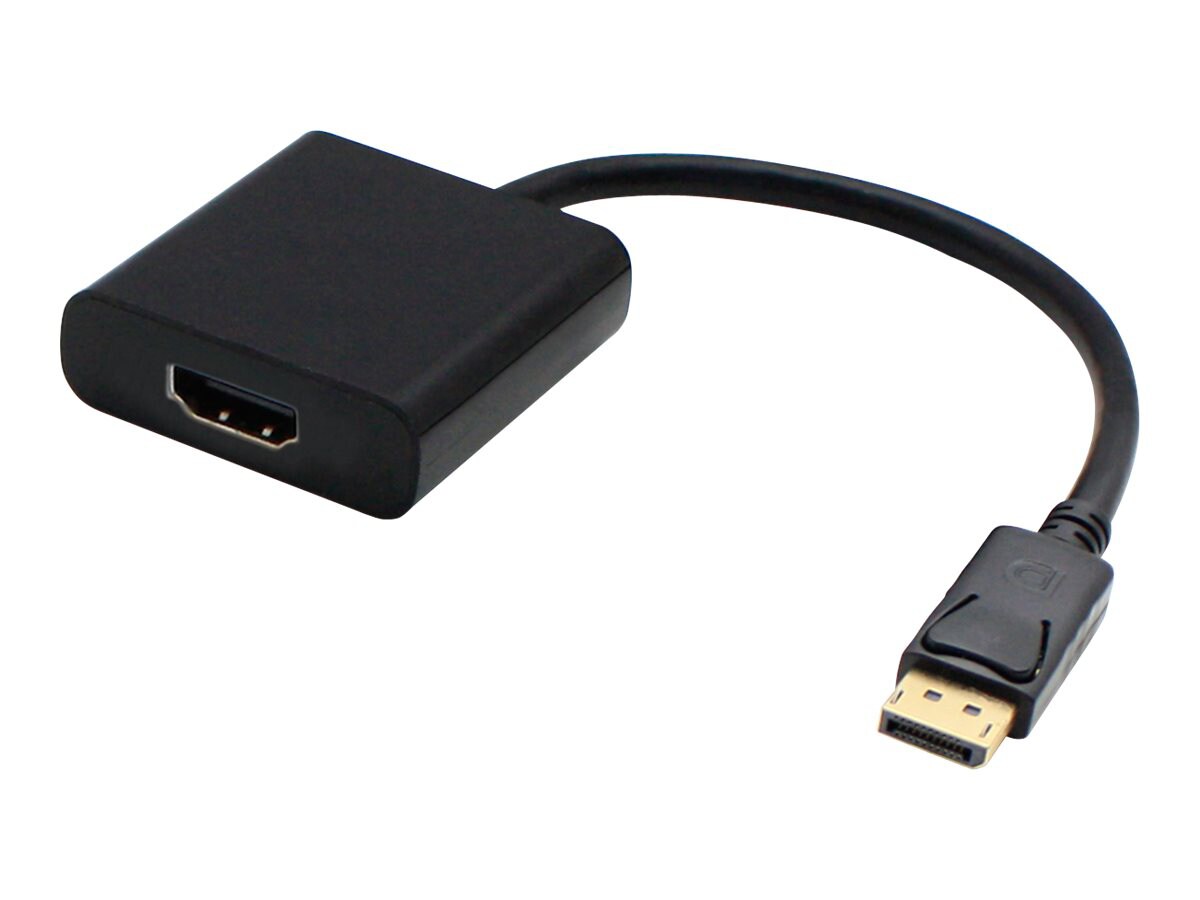 AddOn 5 Pack 8in DisplayPort to HDMI Adapter Cable - adapter - DisplayPort
