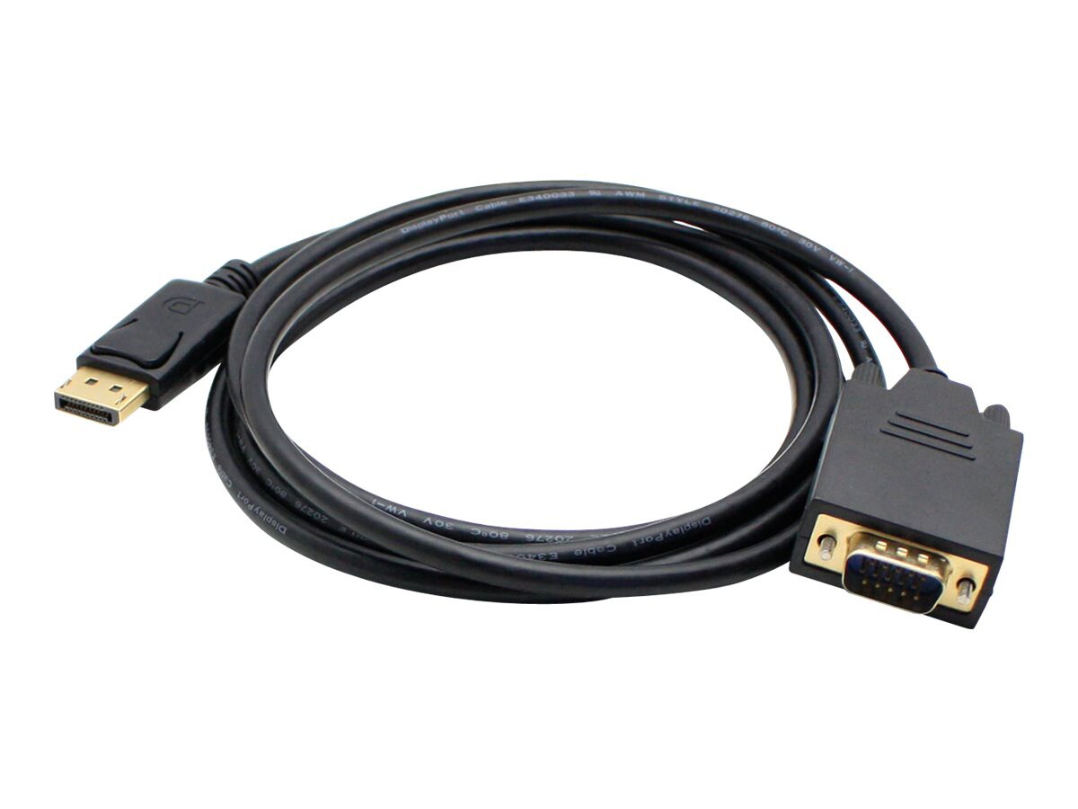 AddOn 6ft DisplayPort to VGA Adapter Cable - DisplayPort cable - 1.82 m