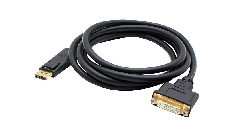 AddOn 5 Pack 8in DisplayPort to DVI-I Adapter Cable - DisplayPort adapter -