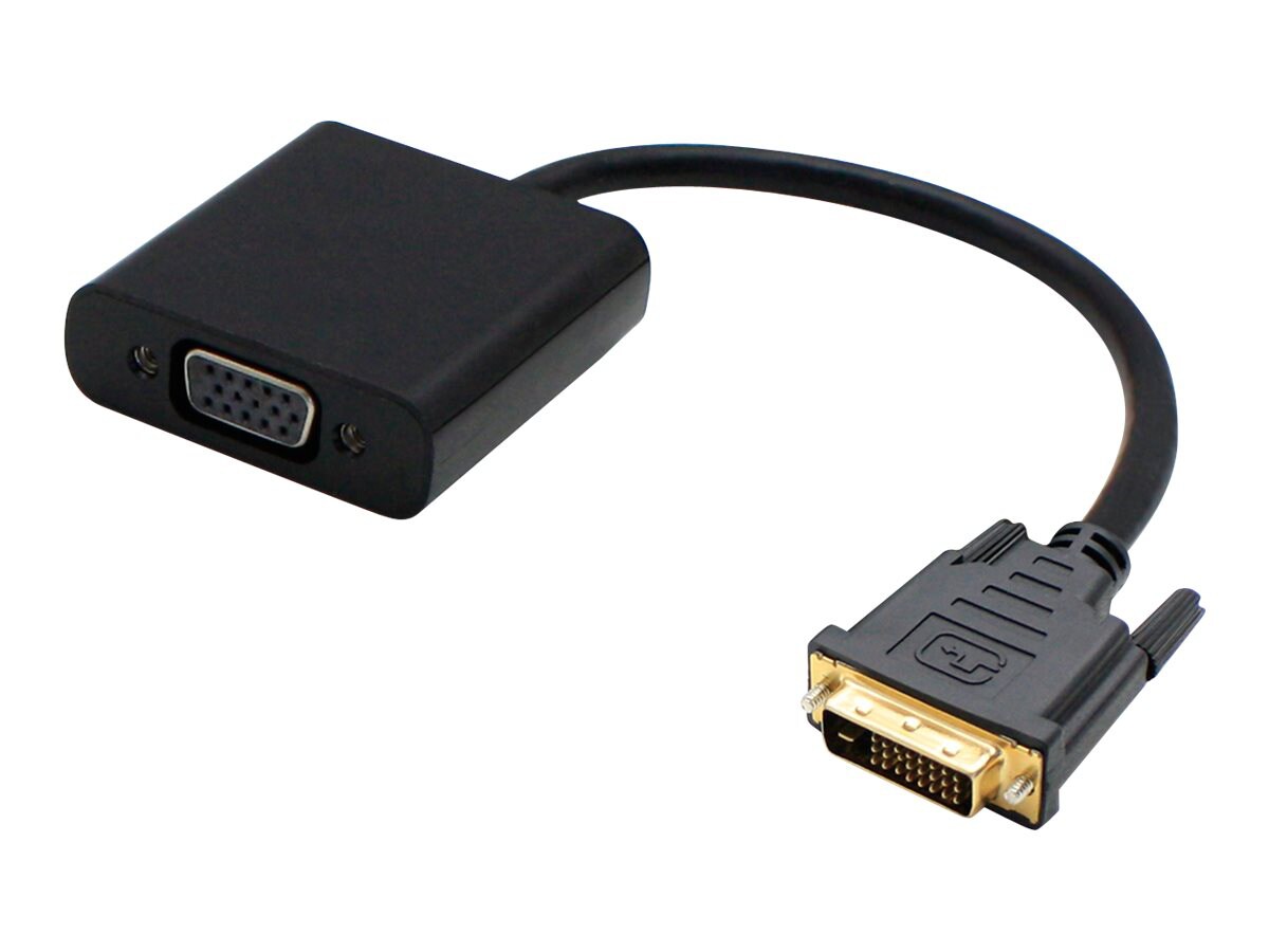 AddOn 8in DVI-D to VGA Adapter Cable - VGA adapter - 20 cm