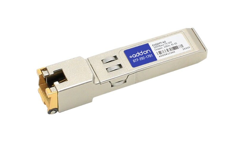 AddOn - SFP (mini-GBIC) transceiver module - 10Mb LAN, 100Mb LAN, GigE - TA