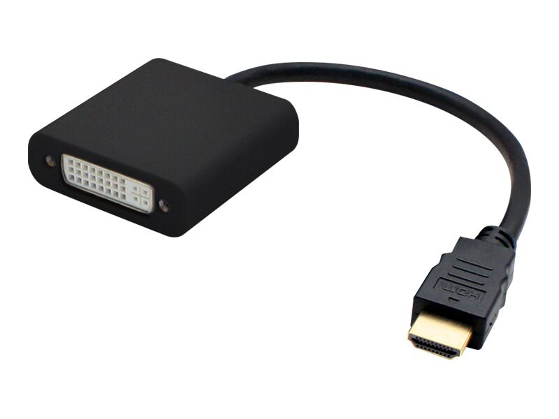 AddOn 8in HDMI to DVI-D Adapter Cable - adapter - HDMI / DVI - 20 cm