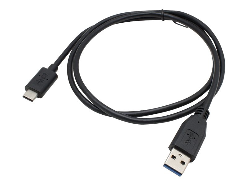 AddOn 1.0m (3.3ft) USB C 3.1 Male to USB A 3.0 Male Black Cable