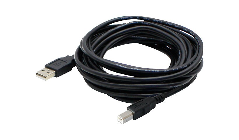 AddOn 15.0ft USB 2.0 (A) to USB 2.0 (B) Adapter Cable - USB cable - USB Typ