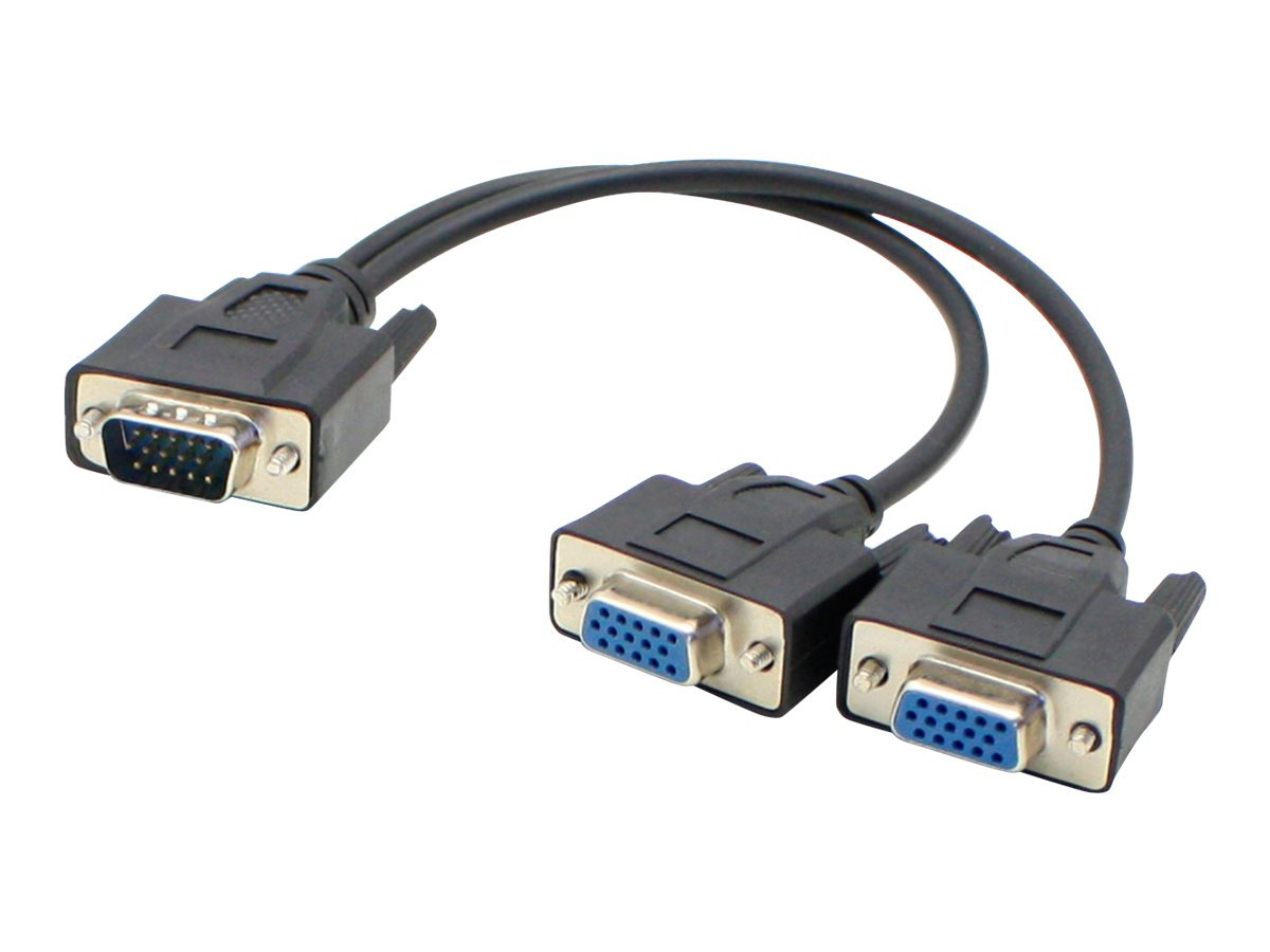 AddOn 8in VGA Splitter Cable - VGA splitter - 20.3 cm