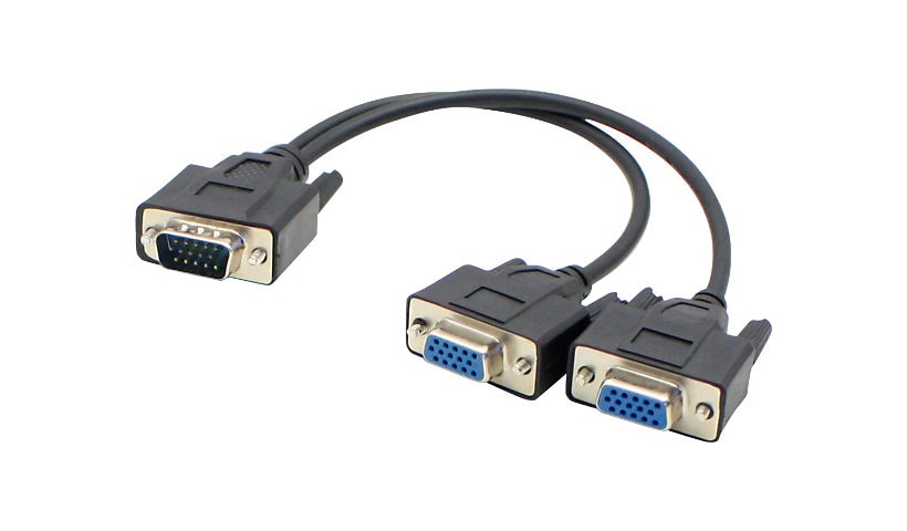 AddOn 8in VGA Splitter Cable - VGA splitter - 20.3 cm