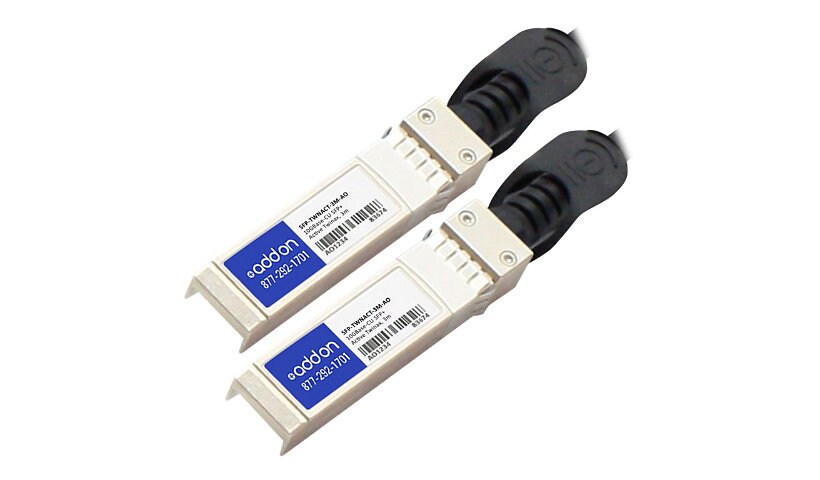 AddOn 3m EMC Compatible SFP+ DAC - direct attach cable - 3 m
