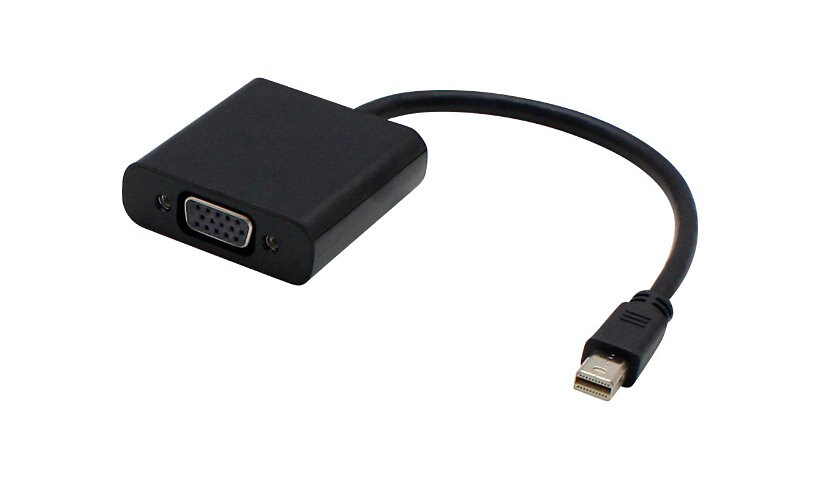 AddOn 8in Mini-DP to VGA Adapter Cable - video converter - black