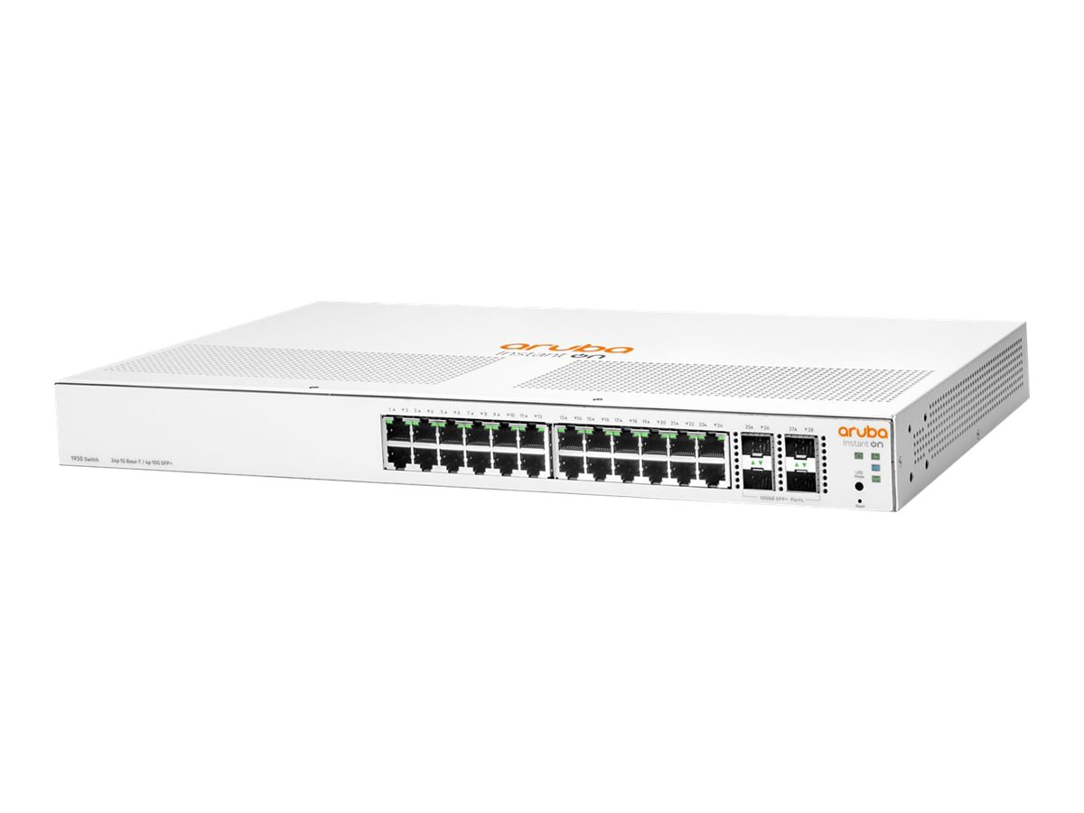HPE Networking Instant On 1930 24G 4SFP/SFP+ Switch - switch - 28 ports - m